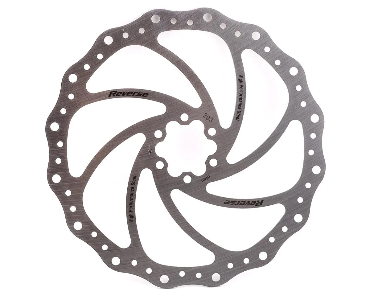 Reverse Components Steel Disc Rotor (Silver) (203mm)